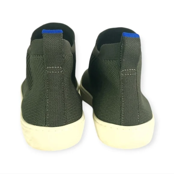 Rothy's the chelsea sneaker moss green size 7.5
